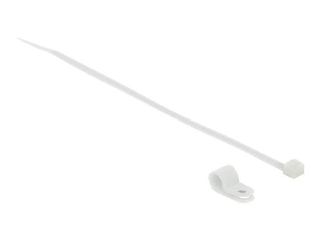 Delock Kabelbinder-Kit - 20 cm - weiß