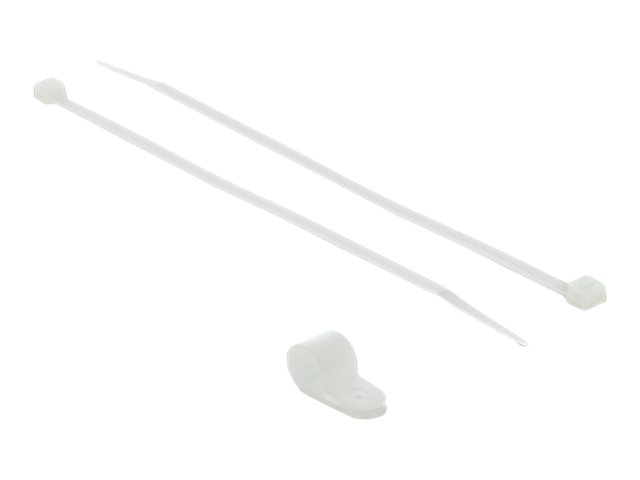 Delock Kabelbinder-Kit - 30 cm - weiß