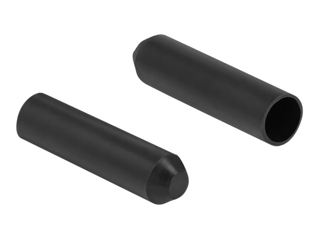 Delock Kabelschutzkappe - Schwarz (Packung