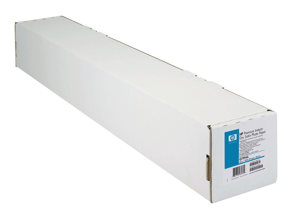 HP Premium Instant-dry Satin Photo Paper - Seidig - Rolle (91,4 cm x 30,5 m)