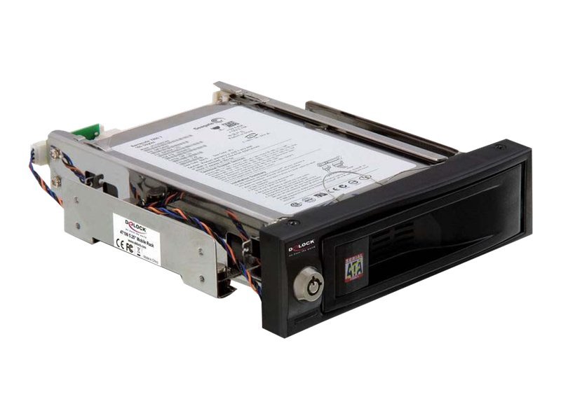 Delock 5.25 Mobile Rack for 3.5 SATA HDD - Mobiles Speicher-Rack - 3.5" (8.9 cm)