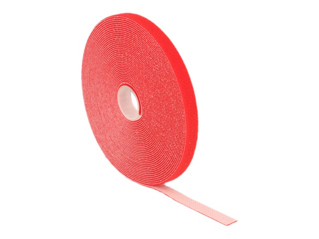 Delock Kabelbinderrolle - 10 m - Rot