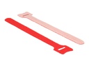 Delock Velcro - Kabelbinder - 15 cm - Rot (Packung mit 10)