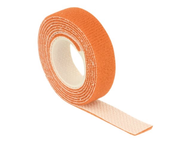 Delock Klettverschluss - 1 m - orange