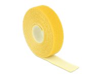 Delock Klettverschluss - 3 m - Gelb