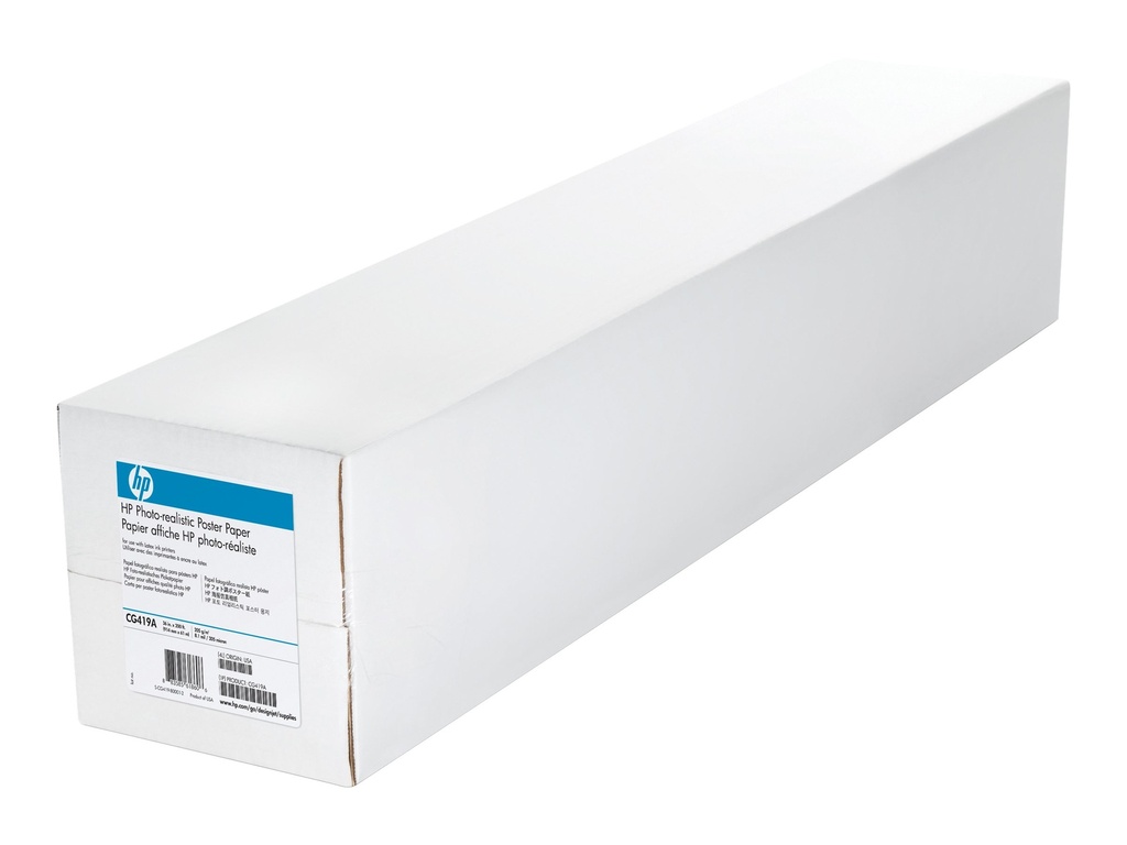HP  Rolle (91,4 cm x 61 m) - 205 g/m² - 1 Rolle(n) fotorealistisches Posterpapier