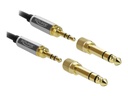 Delock Audio-Kabelkit - Schwarz