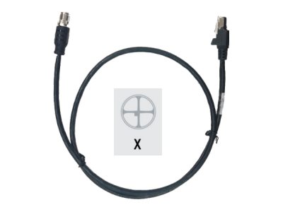 Zebra Netzwerkkabel - RJ-45 (M) zu M12 (M)