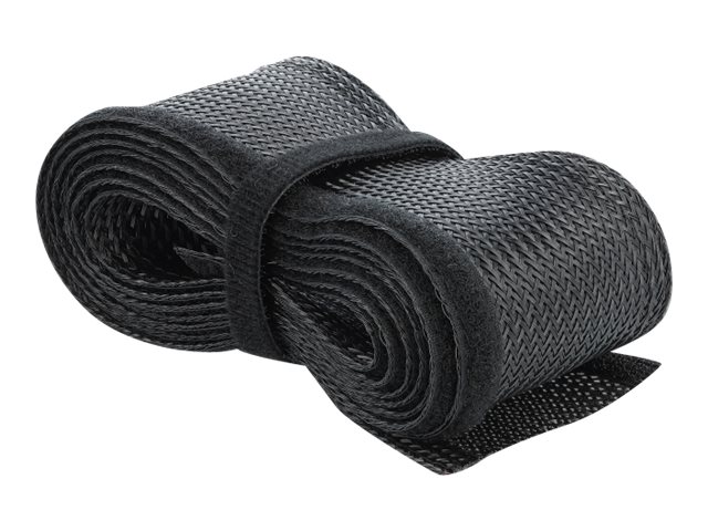 Delock Geflechtschlauch - 5 m - Schwarz