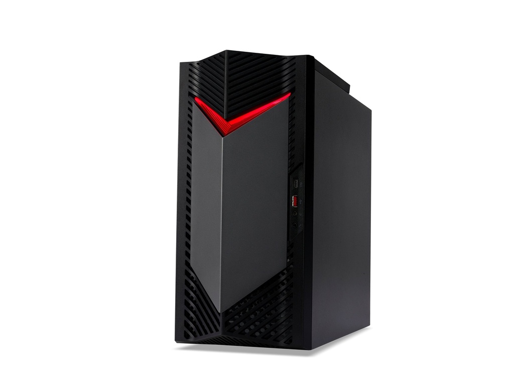 Acer Nitro 50 N50-656 - Tower - Core i7 i7-14700F / 2.1 GHz - RAM 32 GB - SSD 1.024 TB - GeForce RTX 5060 - Wi-Fi 6E, Bluetooth, 1GbE - WLAN: 802.11a/b/g/n/ac/ax (Wi-Fi 6E)