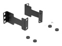 Delock Rackmontagesatz - server rack, depth expansion adapter, for extending the mounting depth up to 10 cm - Schwarz - 1U - 25.4/48.3 cm (10"/19")