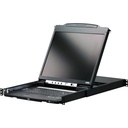 ATEN Dual Rail 19i LCD Console with USBPeripheral Support and External USB - PS/2 - KVM-Umschalter - PS/2
