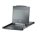 ATEN CL6708MW D LCD 8 KVM Sw USB-DVI - KVM-Umschalter - 8-Port
