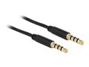 Delock Headset-Kabel - 4-poliger Mini-Stecker männlich zu 4-poliger Mini-Stecker männlich