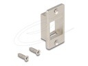 Delock Leeres Keystone-Patchpanel - 1 Anschluss