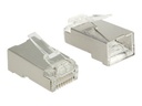 Delock Netzwerkanschluss - RJ-45 (M) - UTP - 5 - 6.5 mm - CAT 6 - durchsichtig (Packung mit 20)