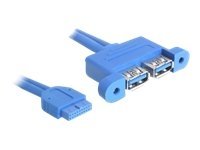 Delock USB 3.0 Pin Header - USB-Kabel intern auf extern - 19-poliger USB 3.0 Kopf (W)