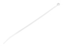 StarTech.com Kabelbinder 254x4 mm, gebogene Spitze, weiß, 100 Stück - Kabelbinder - 25.4 cm - weiß - TAA-konform (Packung mit 100)