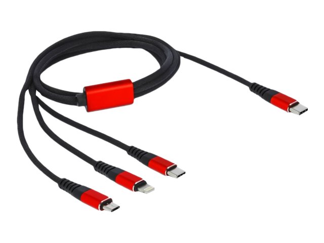 Delock 3 in 1 - Kabel nur zum Laden - USB-C männlich
