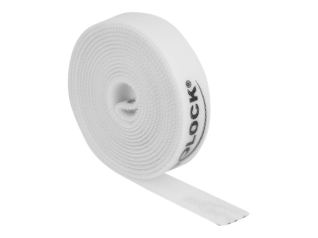 Delock Kabelbinderrolle - 2 m - weiß