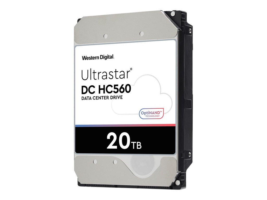 WD Ultrastar DC HC560 WUH722020BL5201 - Festplatte - verschlüsselt - 20 TB - intern - 3.5" (8.9 cm)