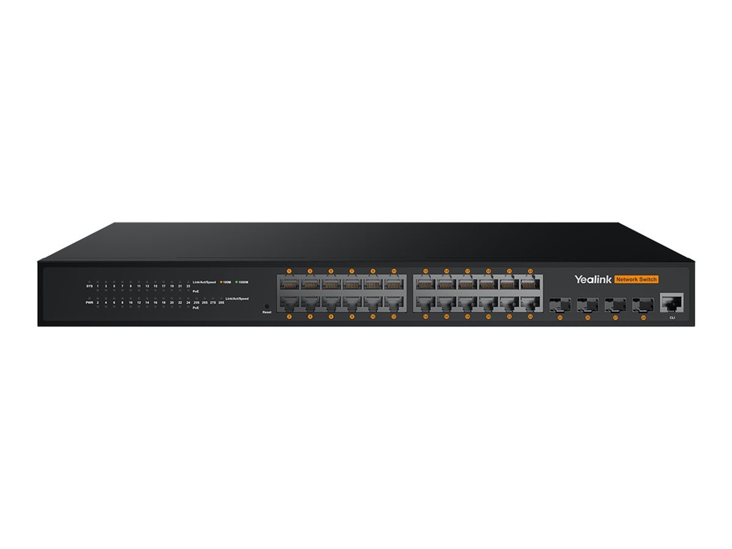Yealink RCH240 - Switch - L2+ - managed - 24 x 10/100/1000 (PoE+)