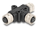 Delock Netzwerk-Splitter - M12 (4-polig) (W)