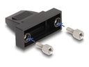 Delock D-Sub 9-poliges Steckergehäuse - Stecker
