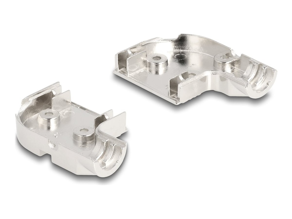 Delock D-Sub 9-poliges Steckergehäuse - 90°