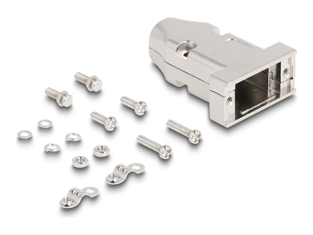 Delock D-Sub 9-poliges Steckergehäuse - Stecker