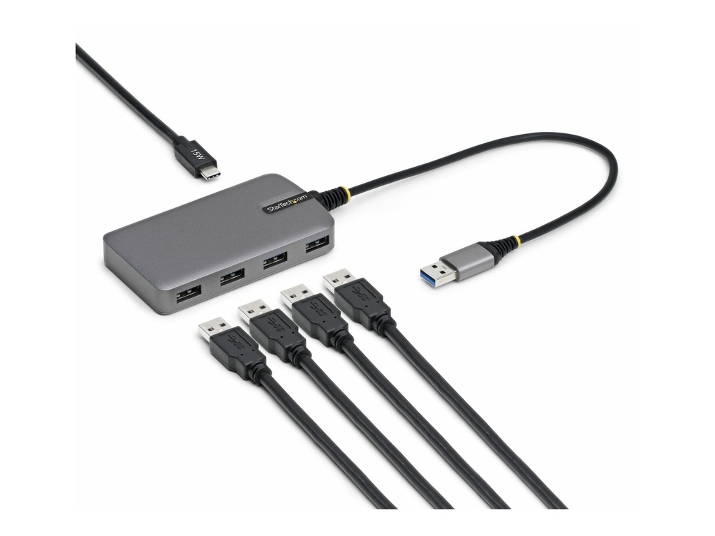 StarTech.com Hub - 4 x USB 3.2 Gen 1 + 1 x USB-C + 1 x USB-A 3.2 Gen 1