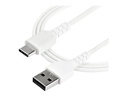 StarTech.com 2m USB-A auf USB-C Ladekabel - Dauerhaftes USB 2.0 auf USB Typ-C Datenübertragungs- und Schnellladekabel - Robuster TPE-Mantel Aramidfaser, M/M, 3A - Weiß (RUSB2AC2MW)