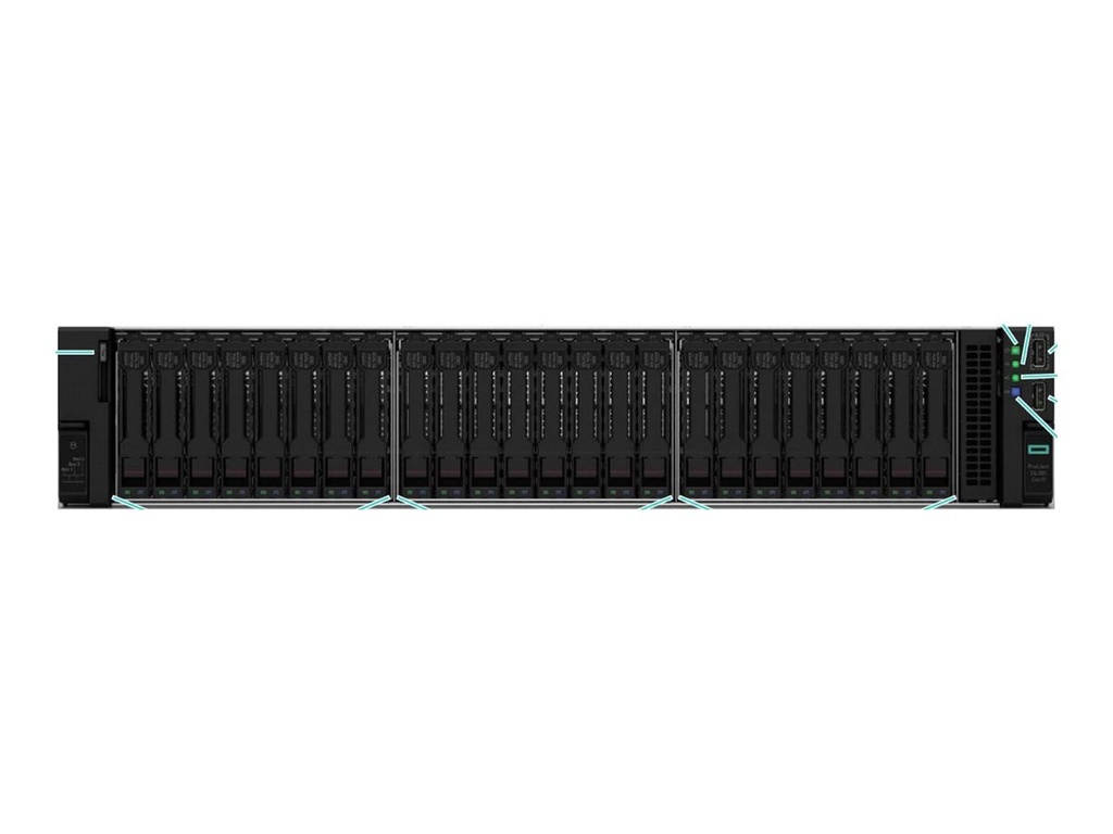 HPE ProLiant DL385 Gen11 - Server - Rack-Montage - 2U - zweiweg - 1 x EPYC 9115 / 2.6 GHz - RAM 64 GB - SATA/SAS/NVMe - Hot-Swap 6.4 cm (2.5")