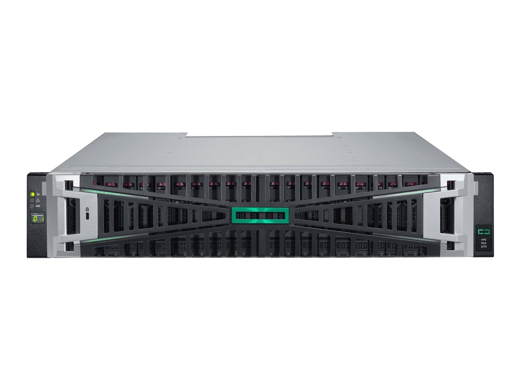 HPE Modular Smart Array 2070 12Gb SAS SFF Storage - Solid State Drive Array - 46 TB - 24 Schächte (SAS-3)