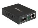 StarTech.com Startech Gigabit Ethernet LWL / Glasfaser Medienkonverter mit SFP - 1000 Mbit/s Multimode Gigabit Ethernet Medienkonverter - Medienkonverter - 1GbE - 10Base-T, 1000Base-LX, 1000Base-SX, 100Base-TX, 1000Base-T - RJ-45 / SFP (mini-GBIC)