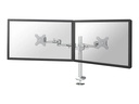 Neomounts FPMA-D935DG - Befestigungskit - Voll beweglich - für 2 LCD-Displays - Silber - Bildschirmgröße: 25.4-69 cm (10"-27")