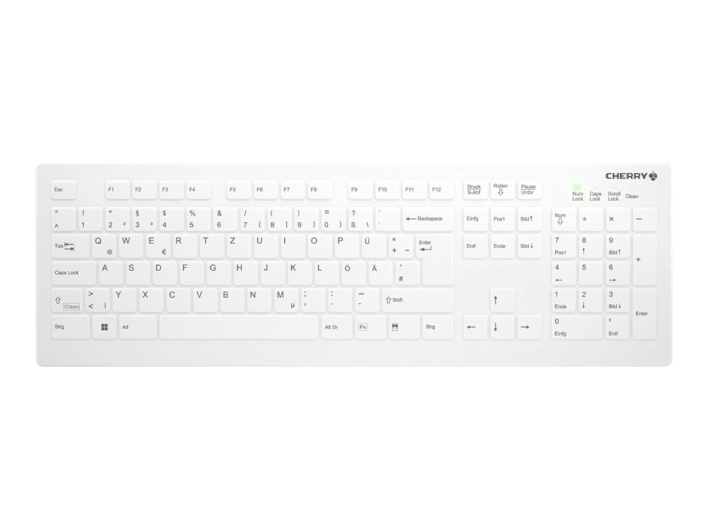 Cherry Active Key AK-C8112 - Tastatur - Wischdesinfektion, flaches Tastenprofil