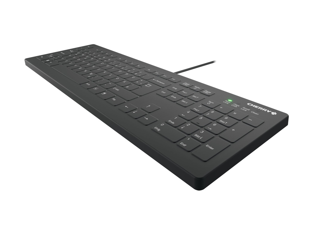 Cherry Active Key AK-C8112 - Tastatur - Wischdesinfektion, flaches Tastenprofil