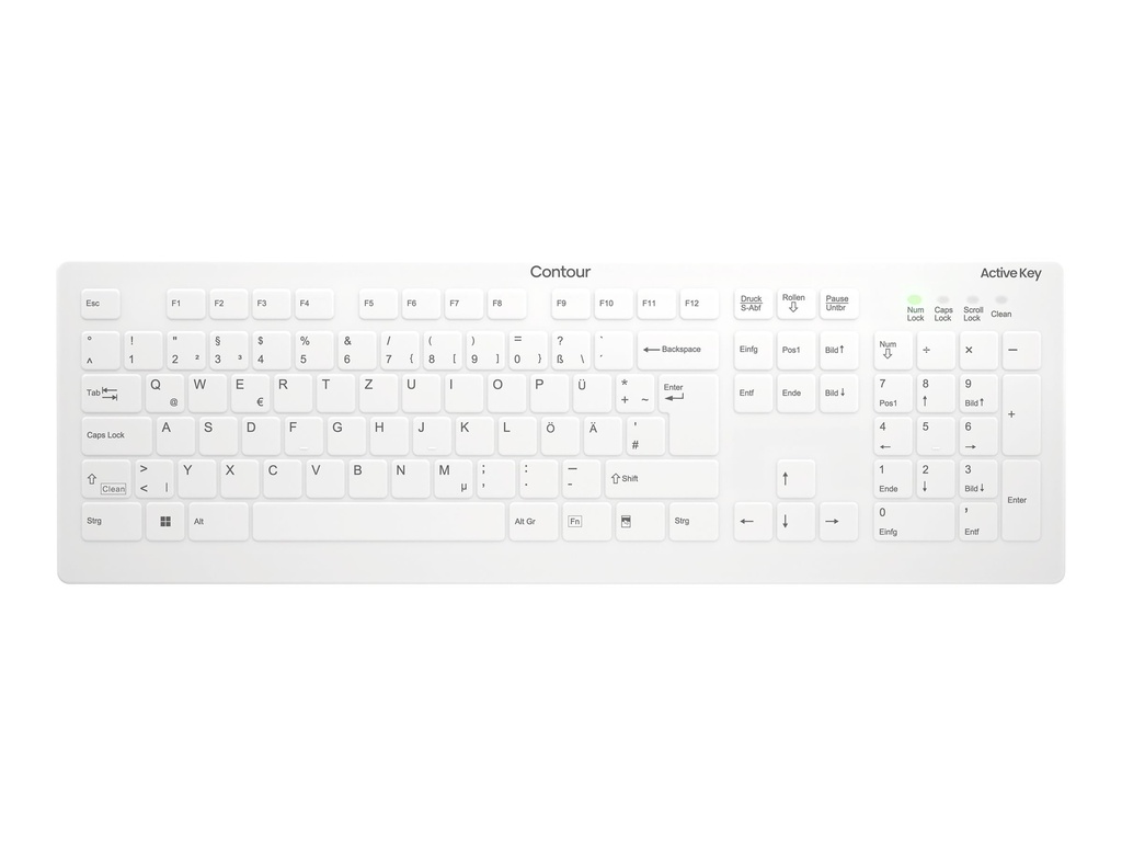 Cherry Contour Active Key QuickClean AK-C8112 - Tastatur