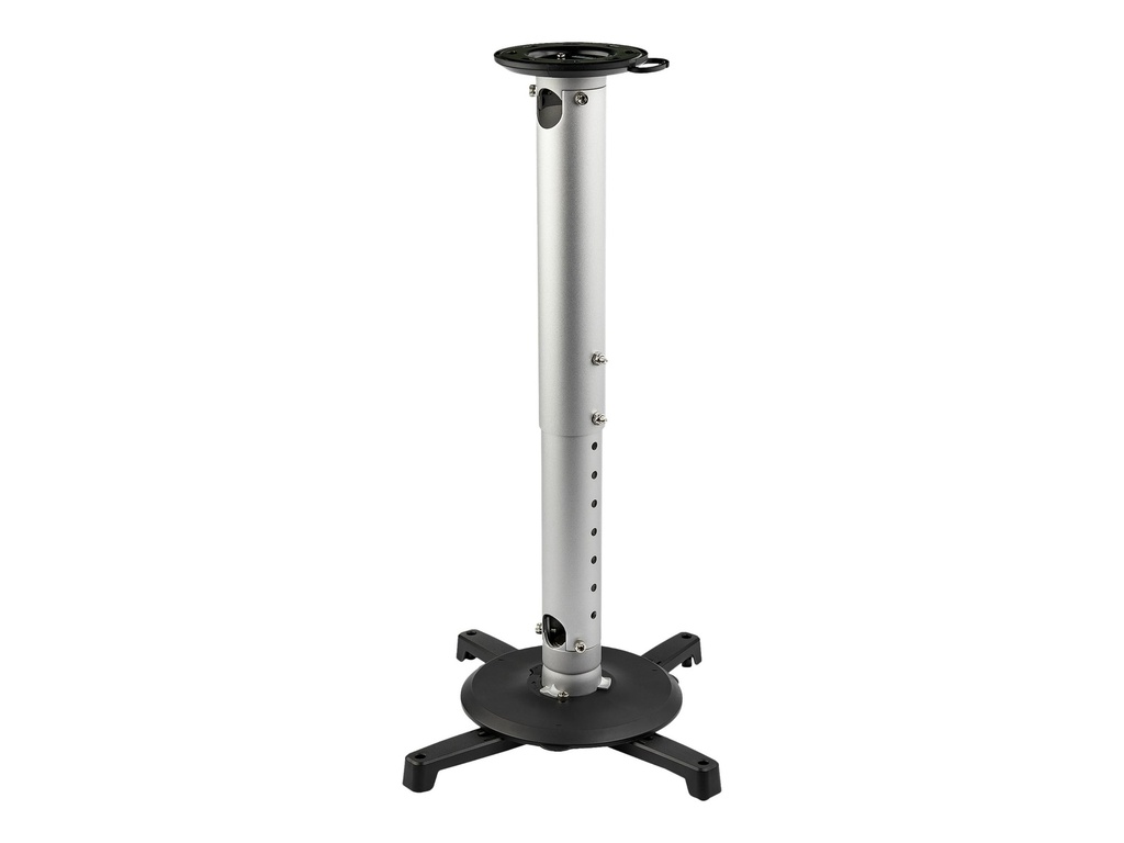 [PROJCEILMNT2] StarTech.com Universal Ceiling Projector Mount, Heavy Duty Height Adjustable/Extendable Pole Mount 5"-22.7" from Ceiling, 33lb (15kg)