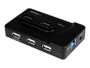 StarTech.com 6 Port USB 3.0 / 2.0 Hub mit 2A