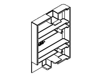 Kyocera Linke hintere Abdeckung