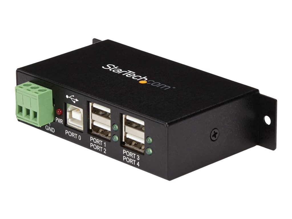 StarTech.com Rackmount USB 2.0 Hub - 4 Port Rugged Industrial USB 2.0 Hub