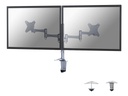 Neomounts FPMA-D1330D - Befestigungskit - Voll beweglich - für 2 LCD-Displays - Silber - Bildschirmgröße: 25.4-69 cm (10"-27")