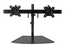 StarTech.com Startech Dual-Monitorhalter - Monitor Halterung für zwei Displays - Aufstellung - einstellbarer Arm - für LCD-Display - Kunststoff, Aluminium, Stahl - Schwarz - Bildschirmgröße: 61 cm (24")