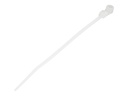 StarTech.com Kabelbinder mit Öse - 100x2 mm, weiß, 100 Stück - Kabelbinder - 10.16 cm - weiß - TAA-konform (Packung mit 100)