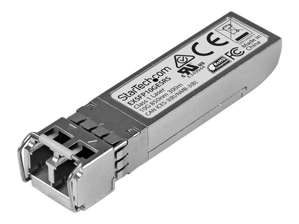 StarTech.com Juniper EX-SFP-10GE-SR kompatibel SFP+ - 10 Gigabit Fiber 10GBase-SR SFP+ Transceiver Module - MM LC mit DDM - 300m - SFP+-Transceiver-Modul (gleichwertig mit: Juniper EX-SFP-10GE-SR)