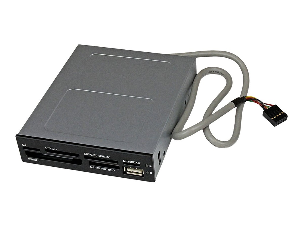 [35FCREADBK3] StarTech.com Interner USB 2.0 Kartenleser 3,5 (8,9cm)