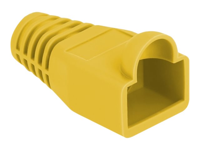 Delock Strain relief for RJ45 plug - Netzwerkkabel-Knickschutz - Gelb (Packung mit 20)