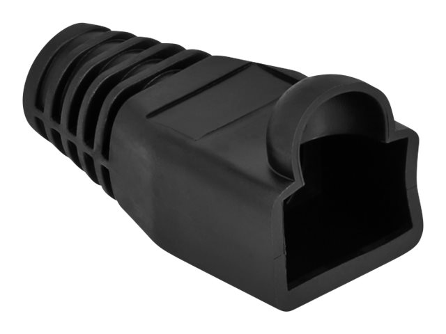 Delock Strain relief for RJ45 plug - Netzwerkkabel-Knickschutz - Schwarz (Packung mit 20)